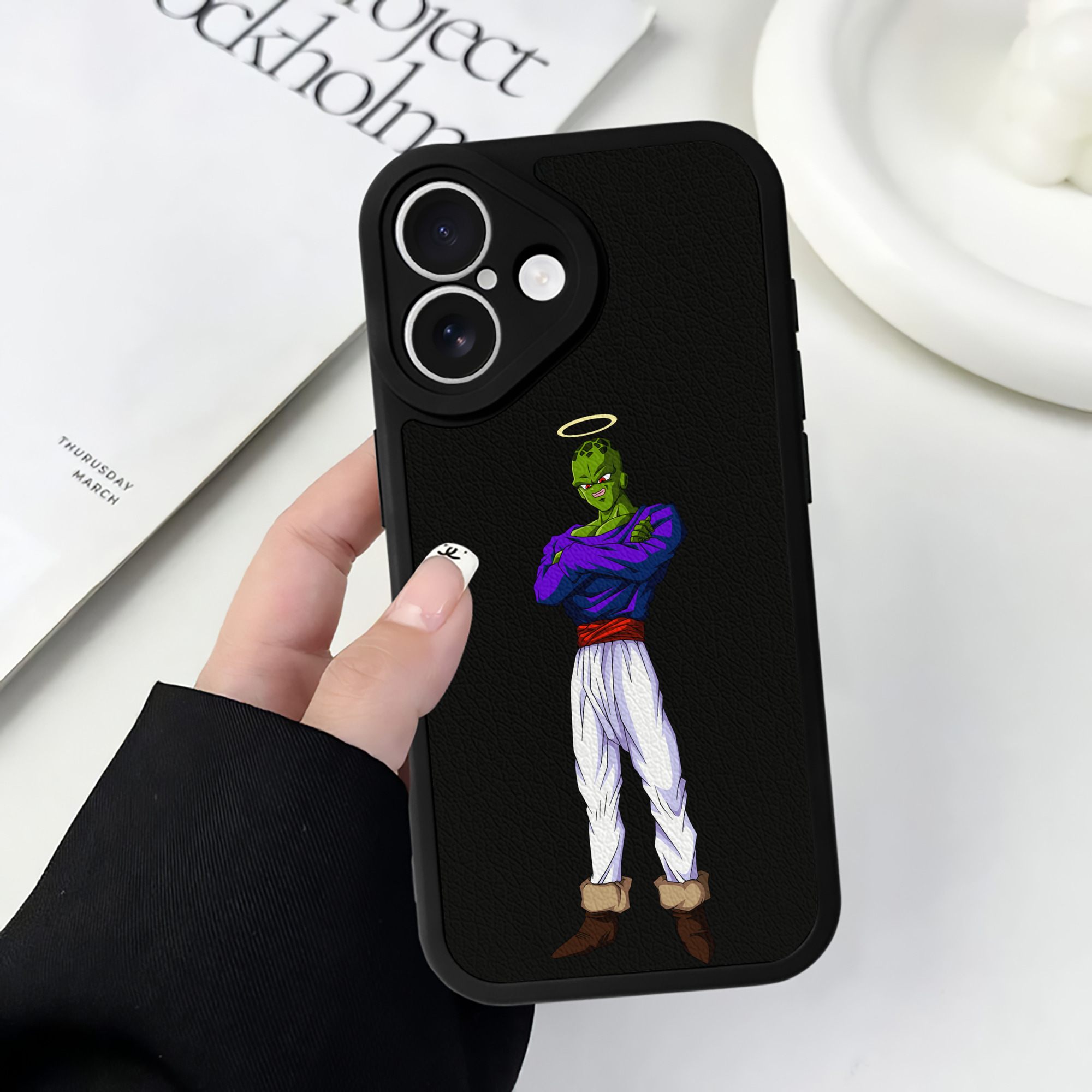 （画像用） ドラゴンボール パイクーハン DRAGON BALL Pikkon 【iPhone 16シリーズ対応】シリコンスマホケース（レザー調） 材質：シリコン